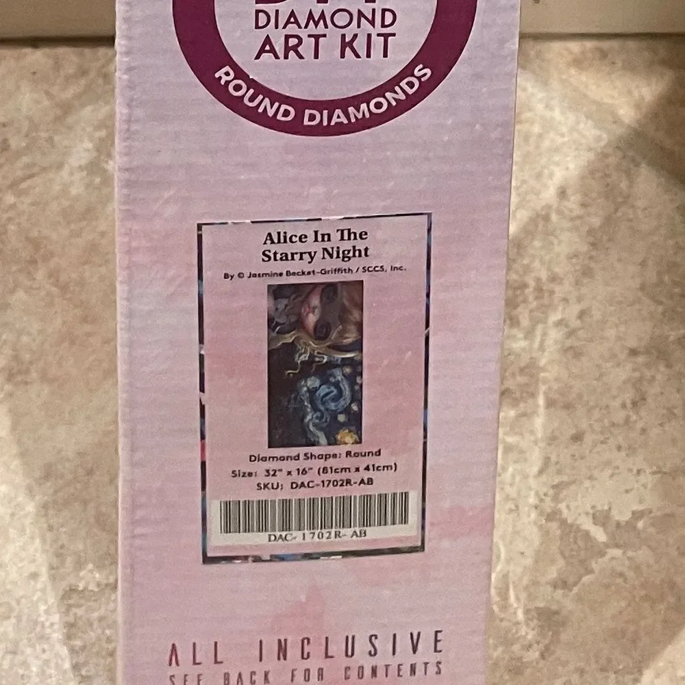Alice in Starry Night by Jasmine Beckett Griffith diamond painting kit to be